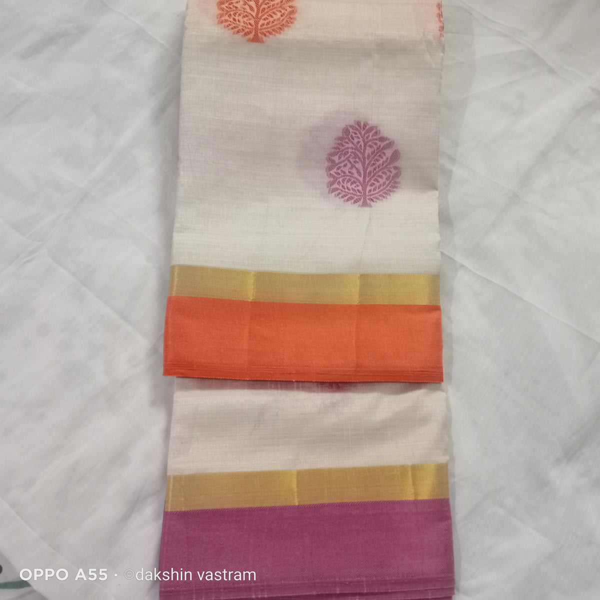 Tussar Saree | Soft Tussar | Delicate thread work adds a touch of elegance