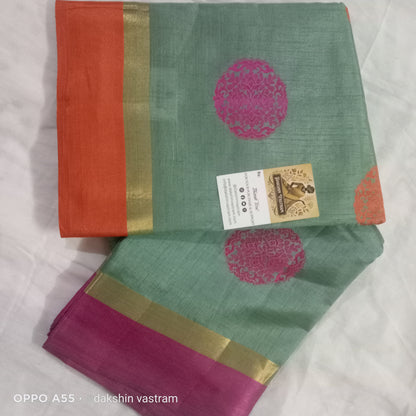 Tussar Sareee | Soft Tussar | Soft, comfortable, and organic Tussar fabric