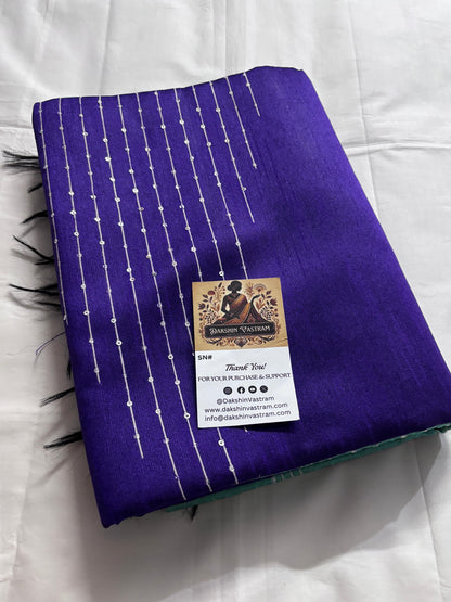Buy Raw Semi Silk Saree online – Front view of elegant semi silk saree