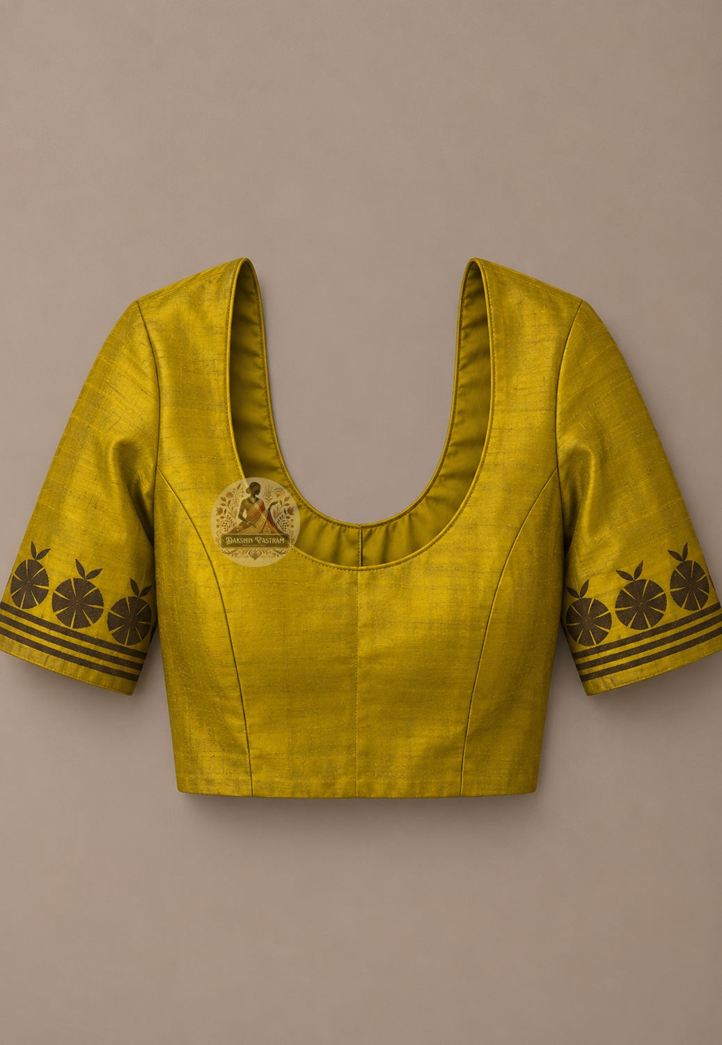 Blouse piece included with Bishnupur heritage handloom silk saree, pre-matched and handwoven in West Bengal