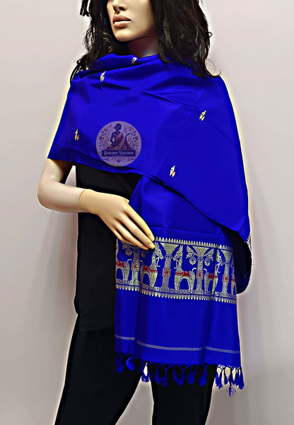 Global Delivery Silk Stole – Styled look with festive outfit