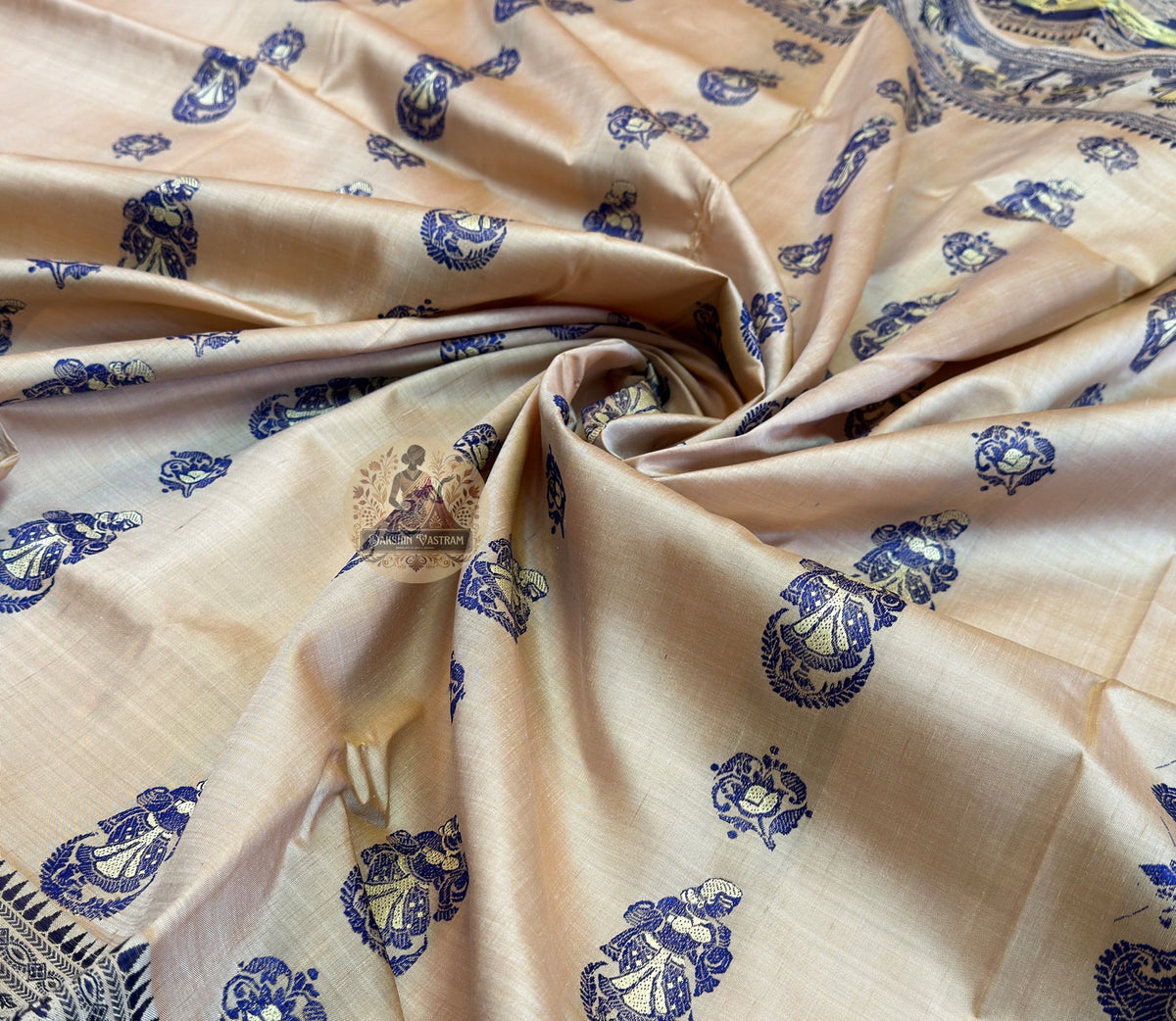 Shop Pure Silk Saree – Texture detail of Mulberry silk fabric