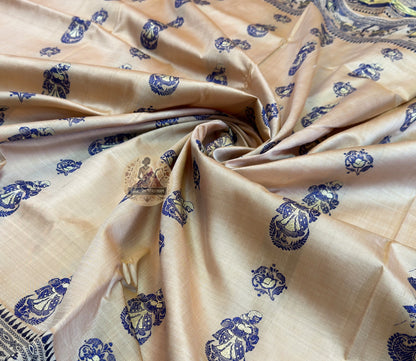 Shop Pure Silk Saree – Texture detail of Mulberry silk fabric