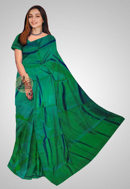 Buy Pure Silk Than Saree online – Unstitched silk saree fabric front view