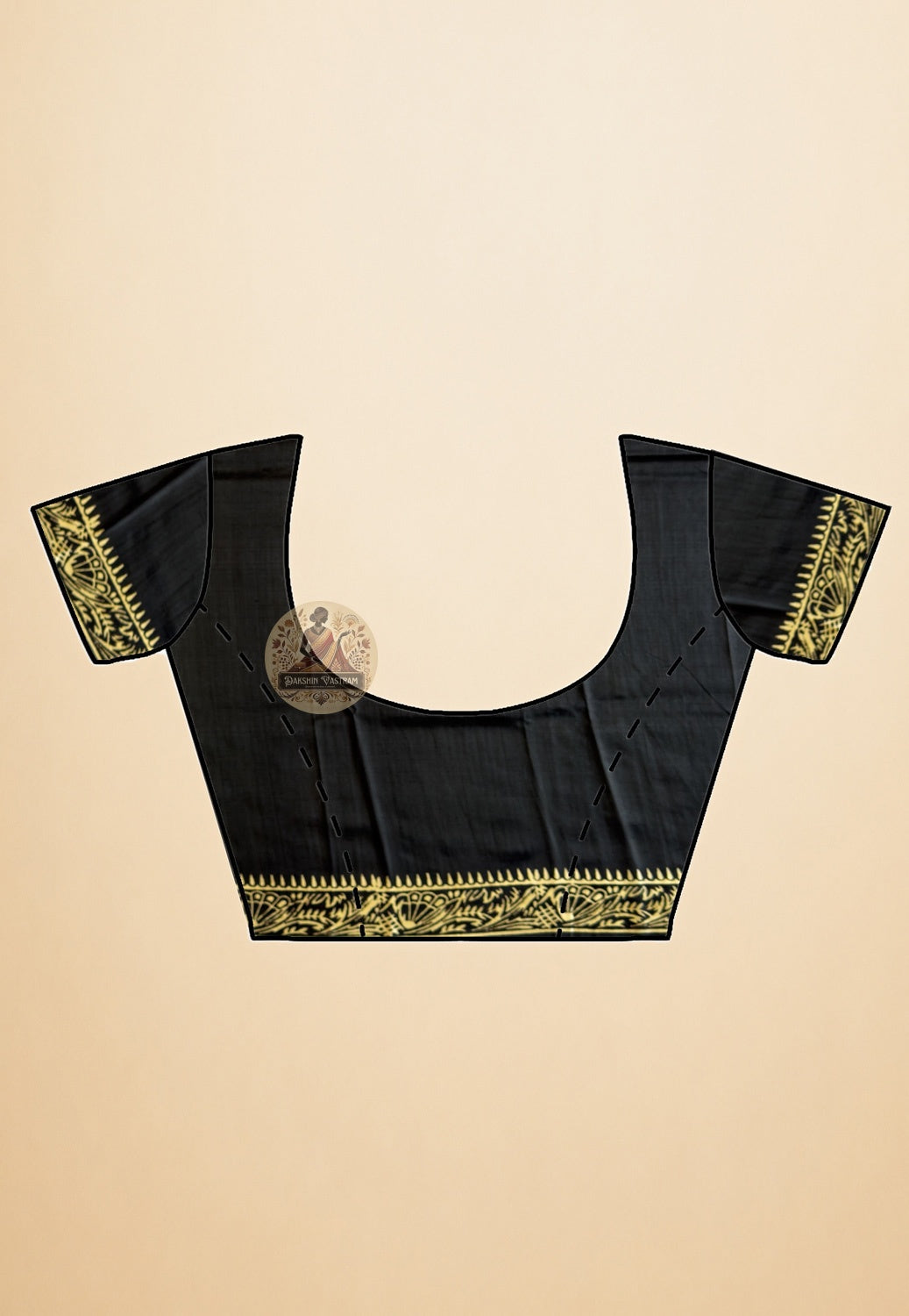Bishnupur Katan Silk Saree pallu detail – handwoven pure Katan silk pallu from Bishnupur's centuries-old weaving tradition, colour that lives within the silk itself | Dakshin Vastram