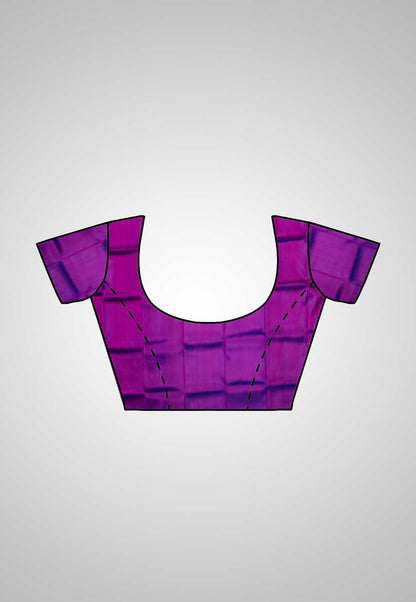 Purchase Indian Silk Than – Silk fabric with blouse piece view