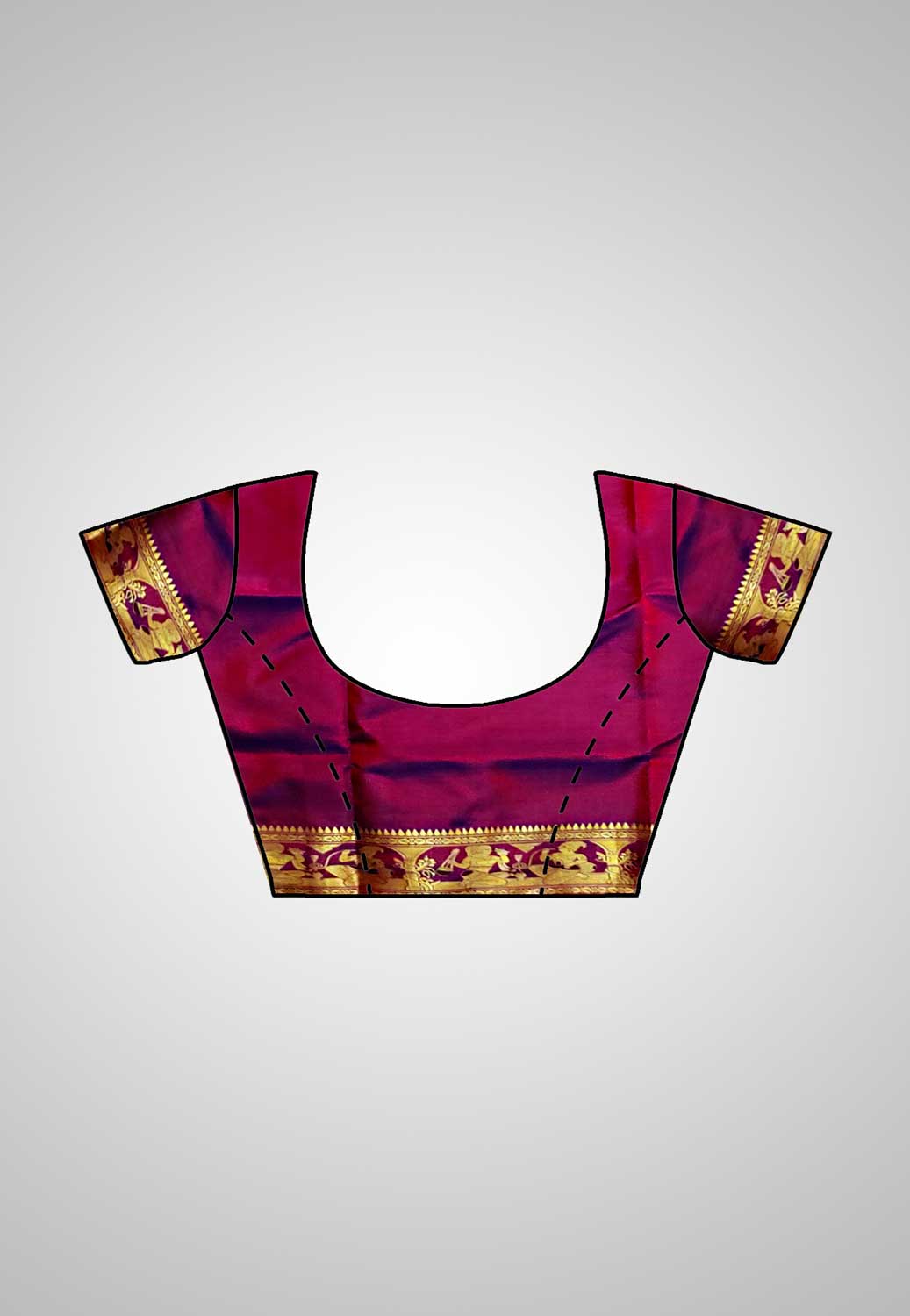 Buy Baluchari Silk Saree online – Baluchari Pure Silk Saree blouse piece