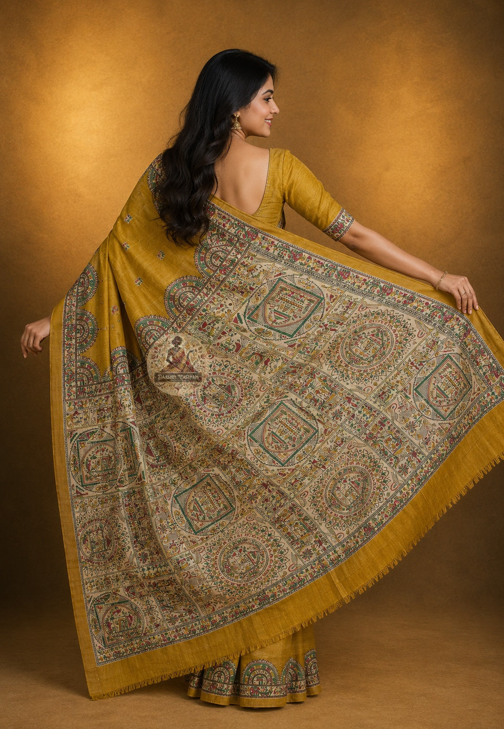Ghicha Tussar Silk Saree – Where Every Thread Tells a Tale