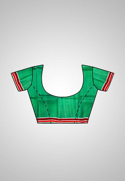 Order Traditional Saree Online – Full outfit view with blouse pairing