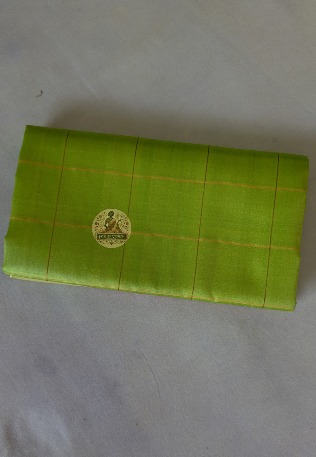 Detail shot of Bishnupur Katan Silk Saree pleats and drape, capturing the enduring weight and timeless elegance of authentic handwoven pure silk — the thread that connects generations