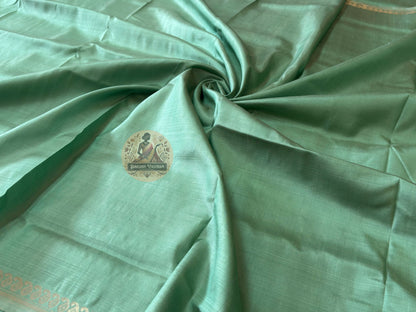 Shop Bishnupuri Katan Silk Saree online – side view showing drape