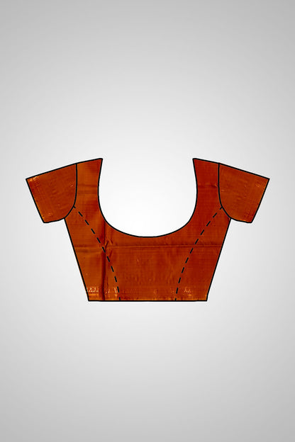 Shop Handloom Pure Silk Saree online – With blouse displayed