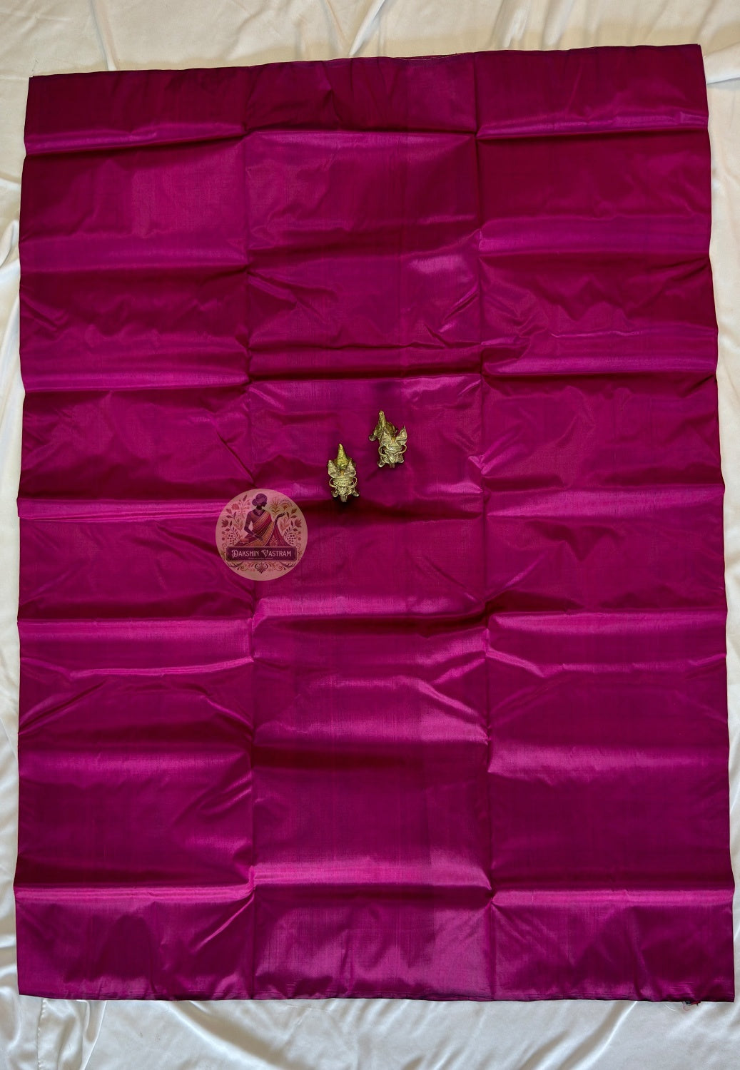 Eco-conscious packaging of Bishnupur silk than saree – Dakshin Vastram fair trade handloom, muslin-wrapped UK delivery