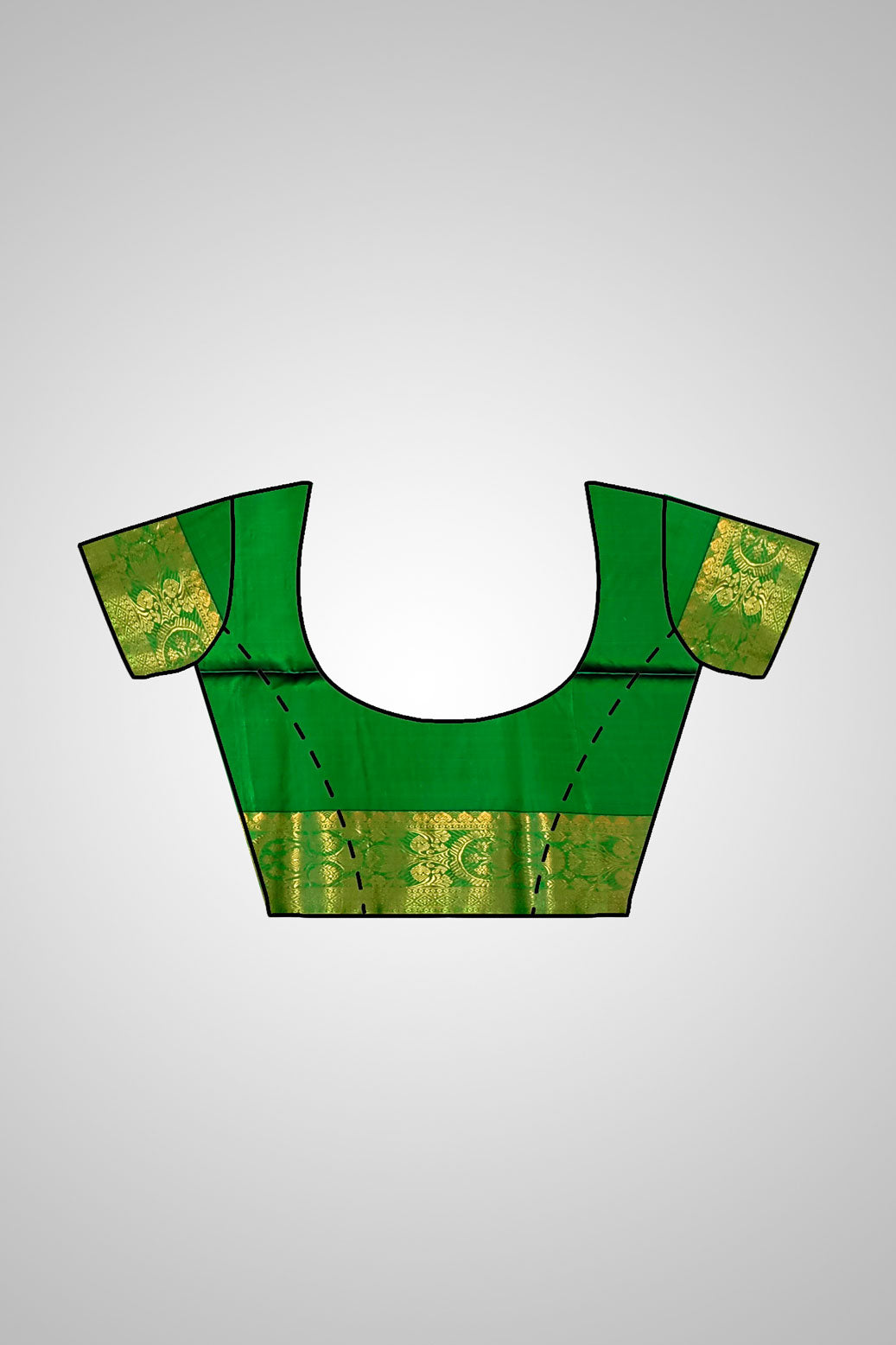 Buy Pure Silk Saree online – Pure Silk Saree blouse view