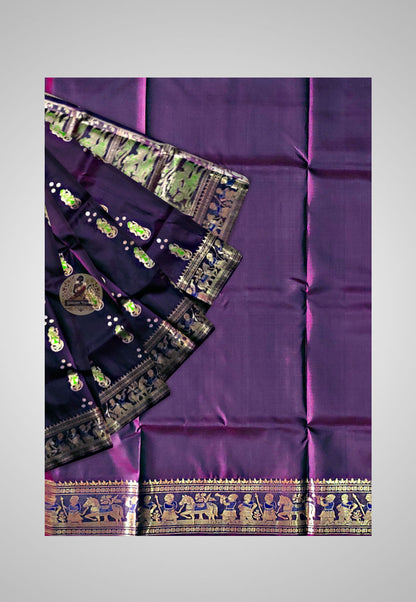 Luxury handwoven silk saree perfect for special occasions
