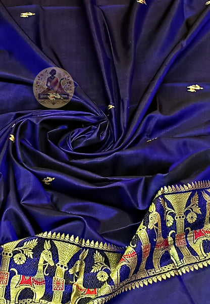 Buy Pure Silk Stole online – Elegant front drape of handloom silk