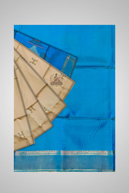 Shop Indian Silk Saree – Zoomed handloom weave and texture