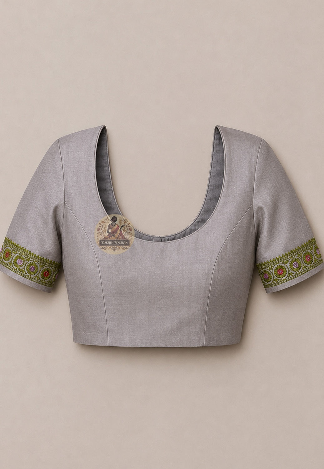 Matching blouse piece included with authentic Bishnupur Baluchari Silk Saree Kurukshetra dawn narrative handloom Bengal