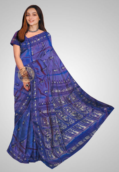 Buy Baluchari Silk Saree online – Elegant Handloom Baluchari Silk front view