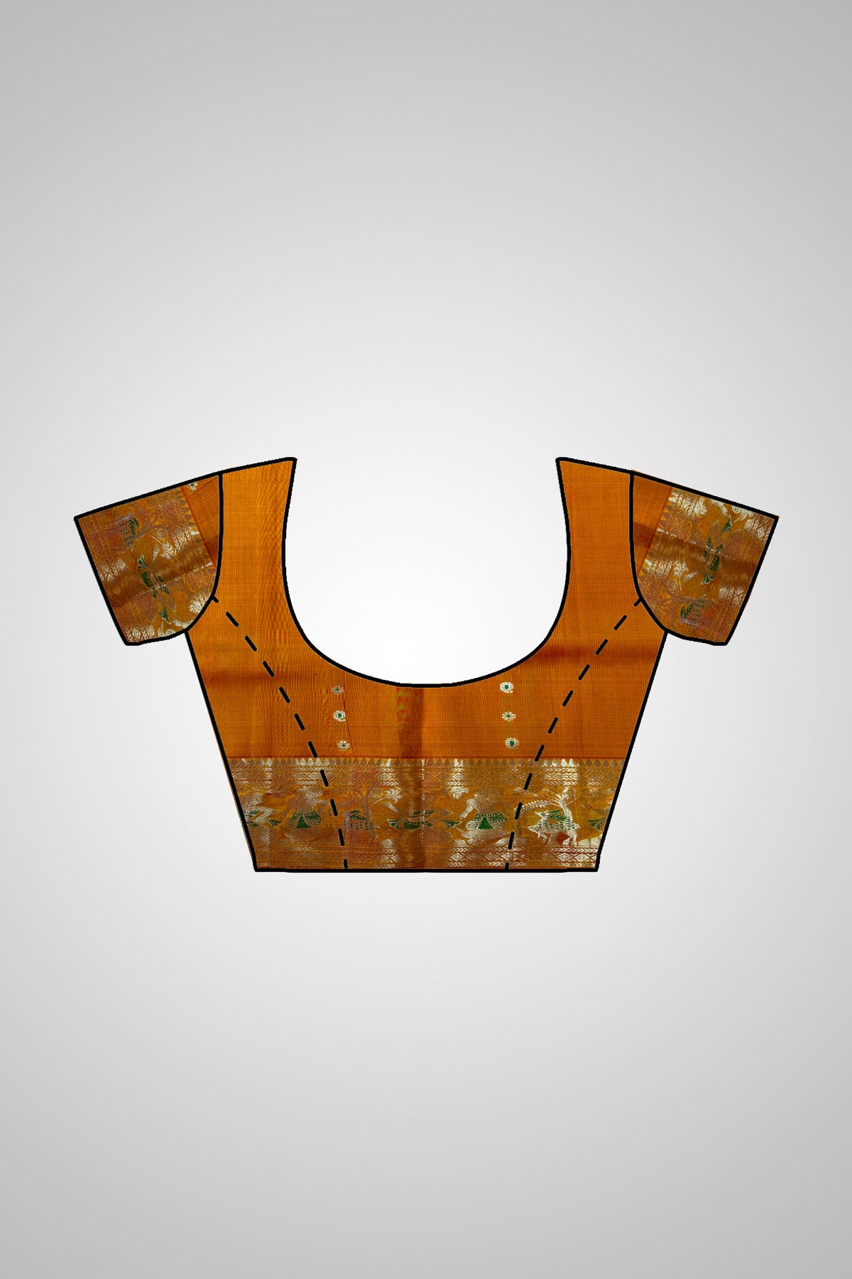 Shop Handloom Silk Saree online – View with blouse included