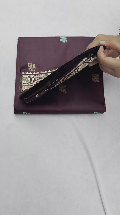Swarnachari Silk Saree | Bengal Handloom Zari Dialogue