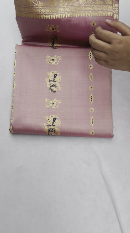 Baluchari Silk Saree | Bishnupur Handloom Narrative Silk