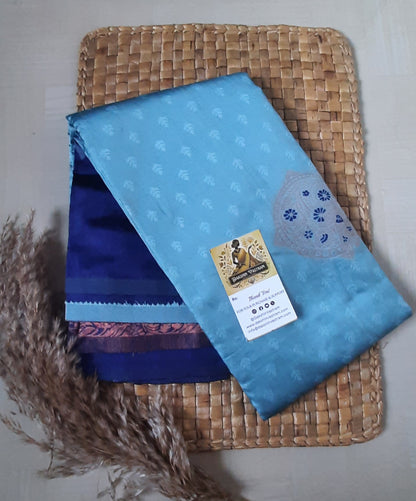 Saree Rear View: Back view highlighting the comfortable draping and luxurious fabric of the Soft Art Silk Saree.